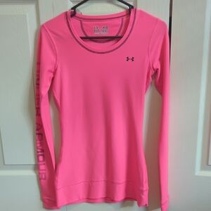 Under Armour Women's Neon Pink Long Sleeve Top